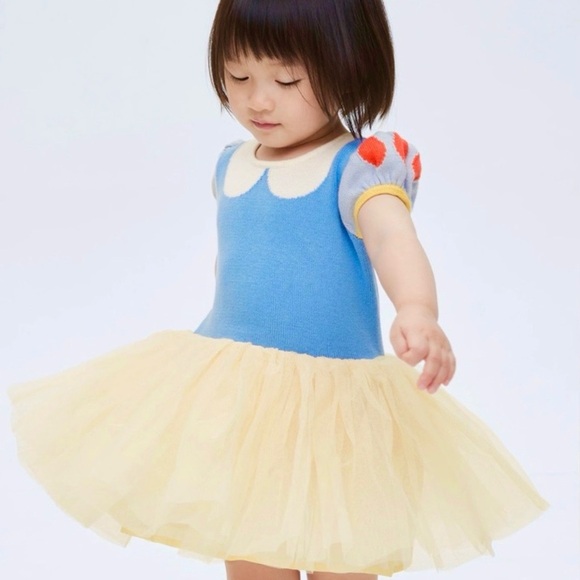 Gap × Disney Baby Snow White Tulle Dress Size 6-12 months - Picture 2 of 8